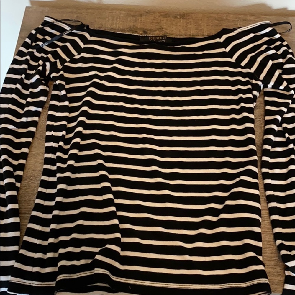 Striped long sleeve shirt